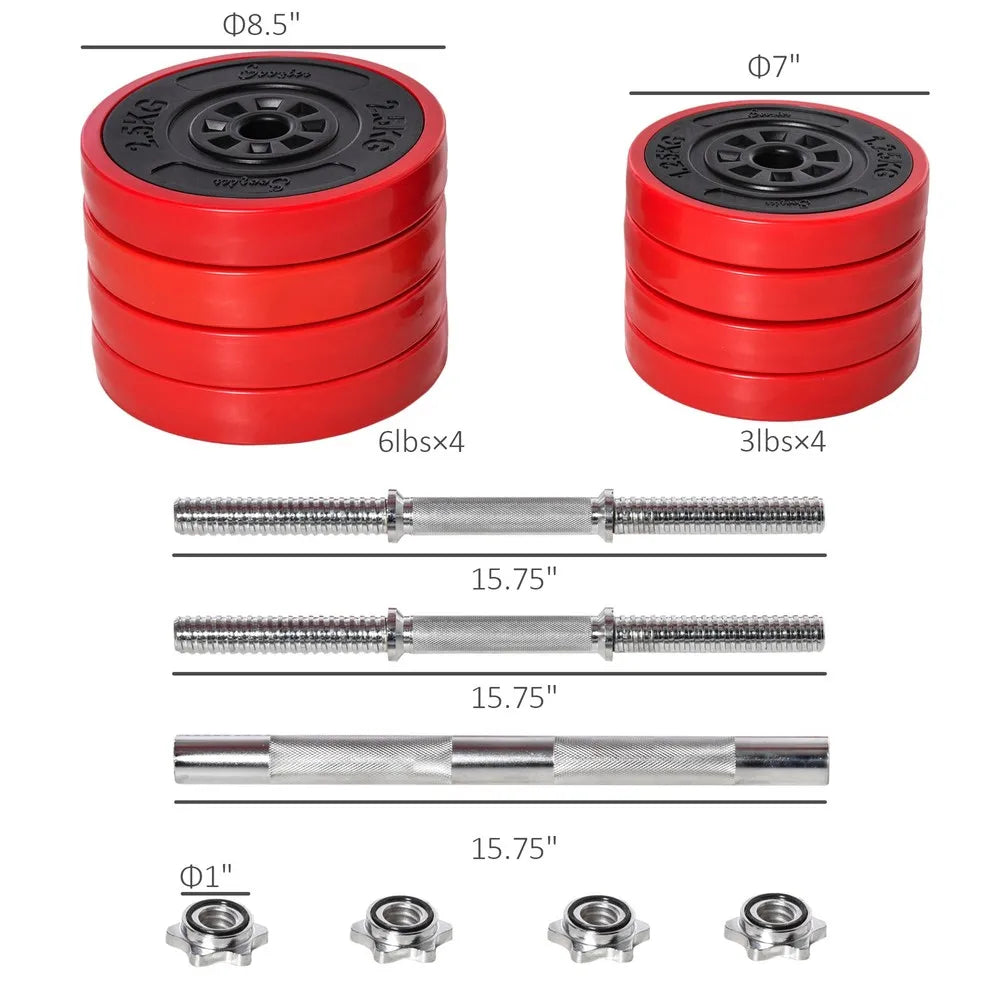 Home Gym Weight Set Dumbbell Barbell