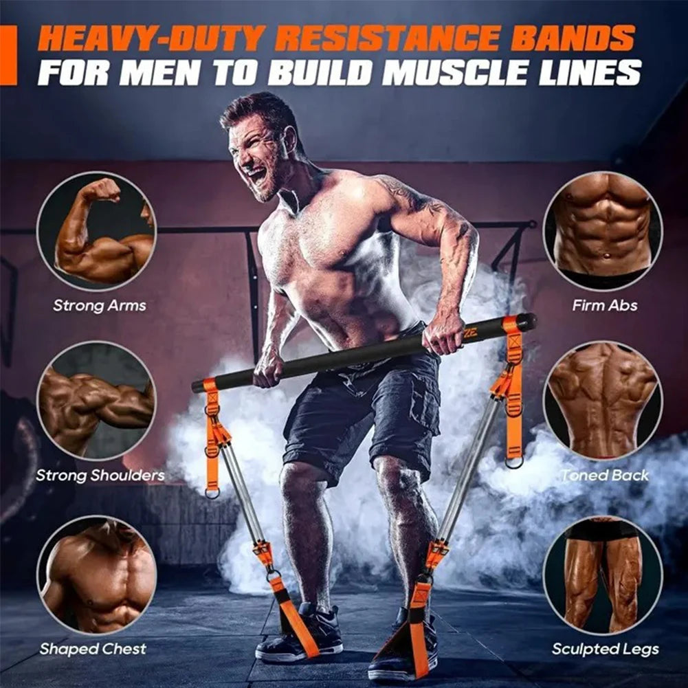 Pilates Weighted Exercise Resistance Bar Set