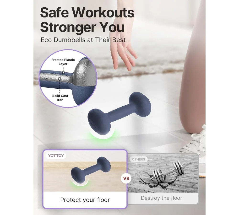 2-15lb Neoprene Dumbbell Set Women