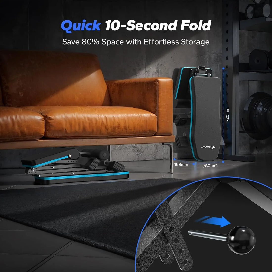 Foldable Adjustable Home Gym Weight Bench