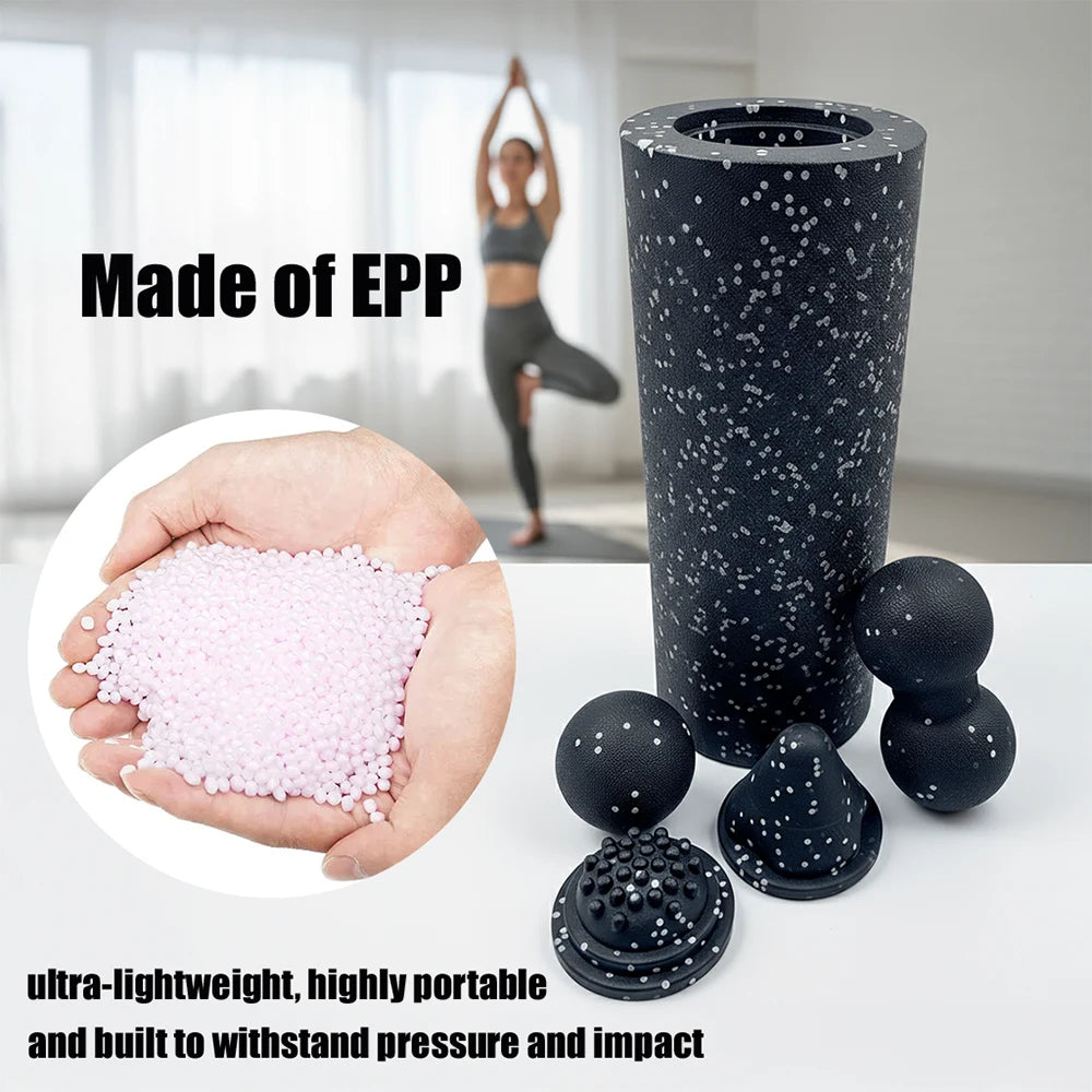 5-in-1 Vibrating Fascia Roller Set