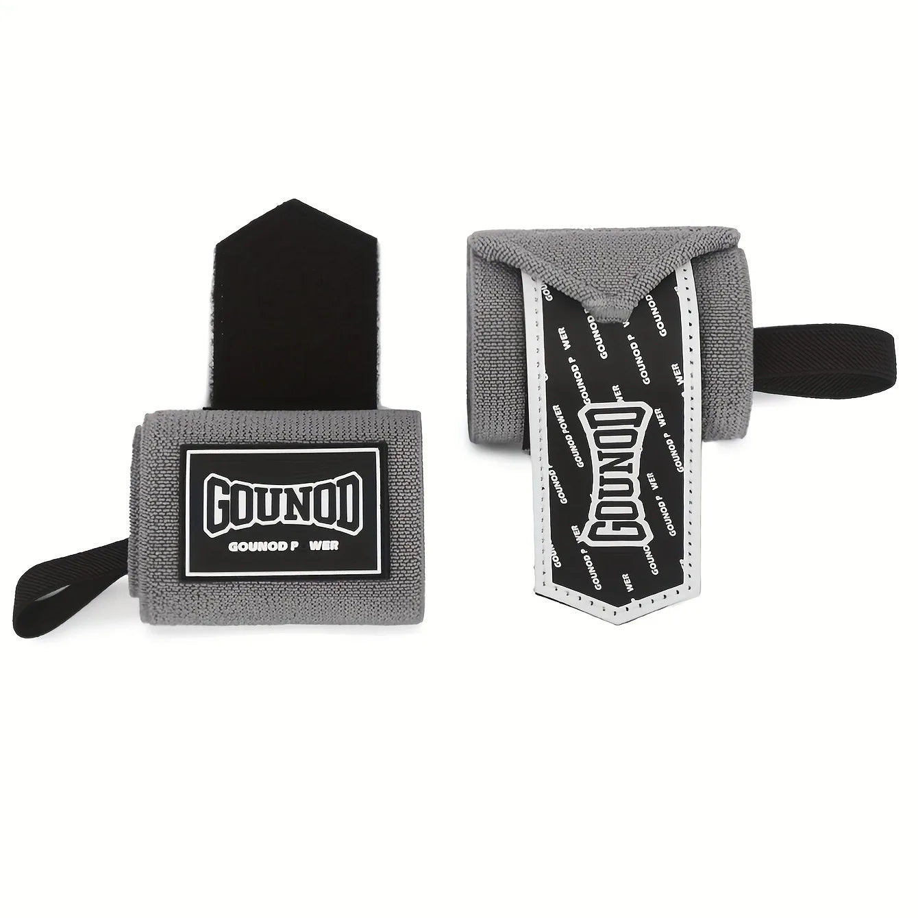 Pair Adjustable Weightlifting Wrist Support Wraps