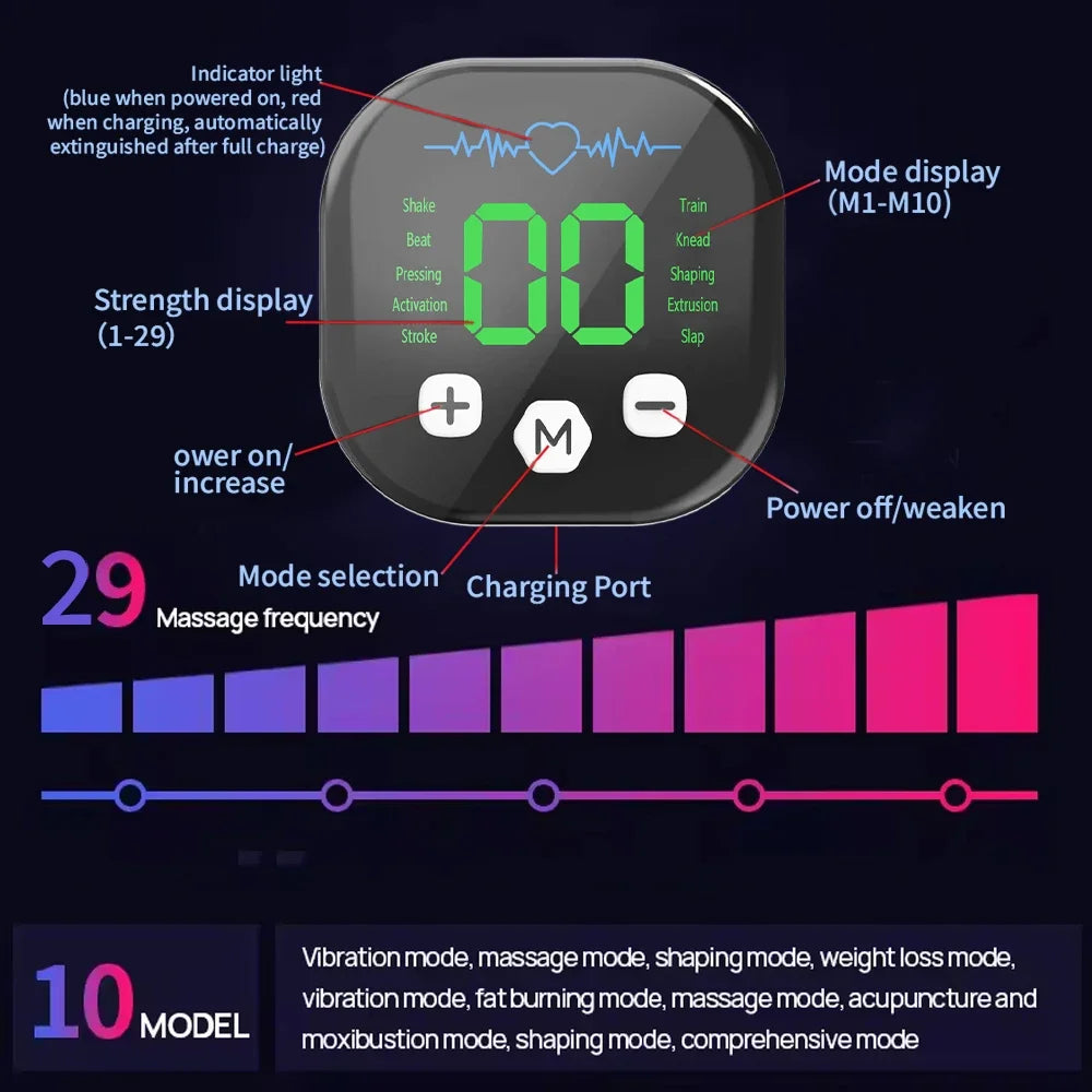 Smart EMS Abdominal Muscle Stimulator Belt
