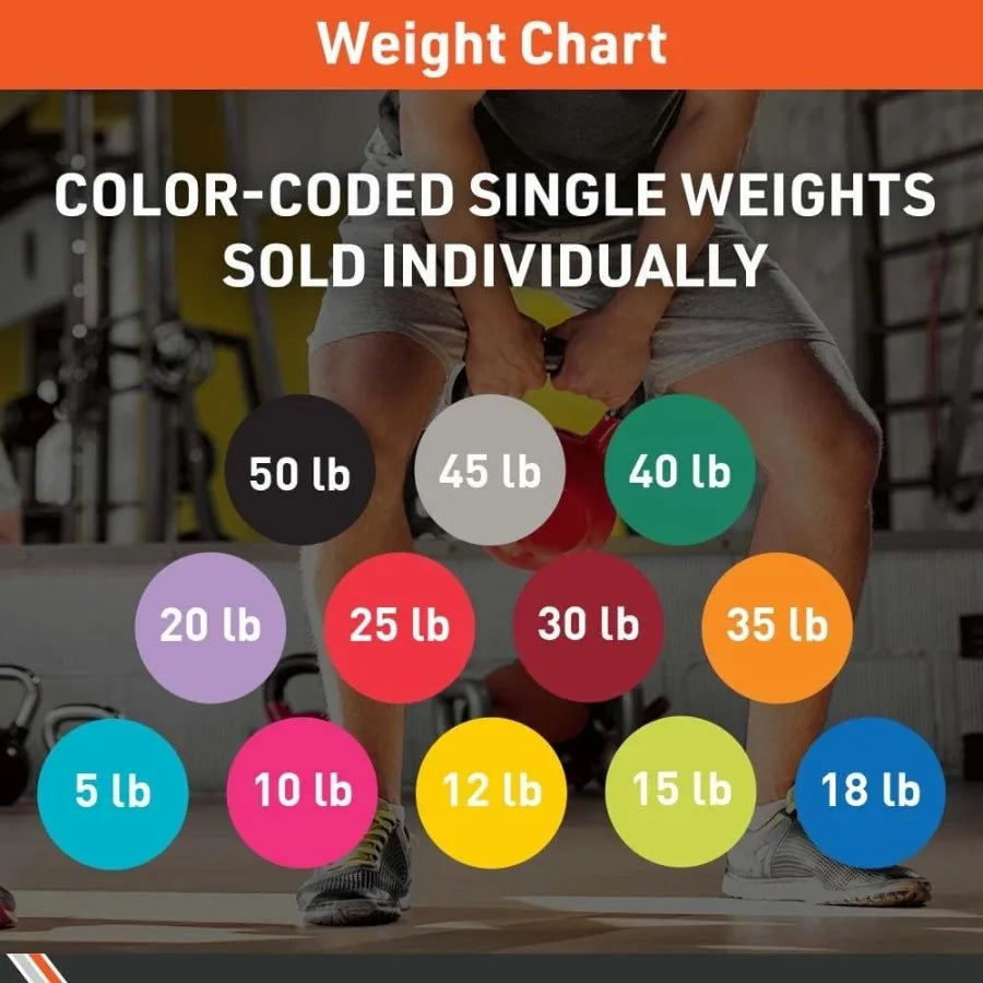 Vinyl Kettlebells Durable Fitness Equipment