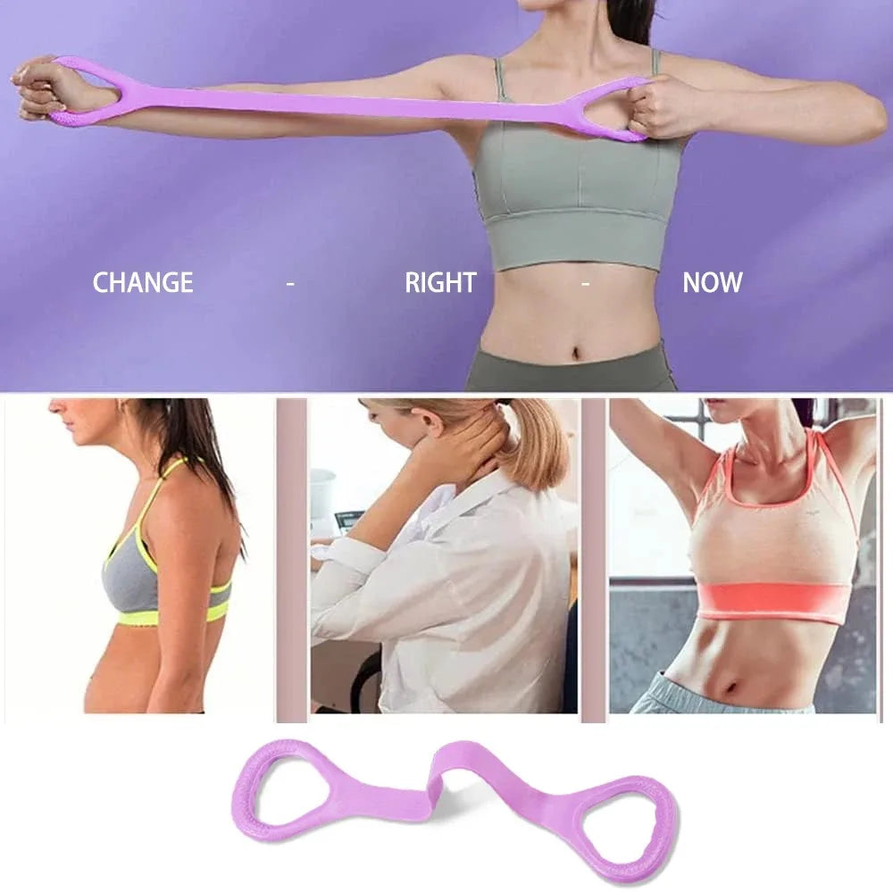 Elastic Resistance Band Fitness Training