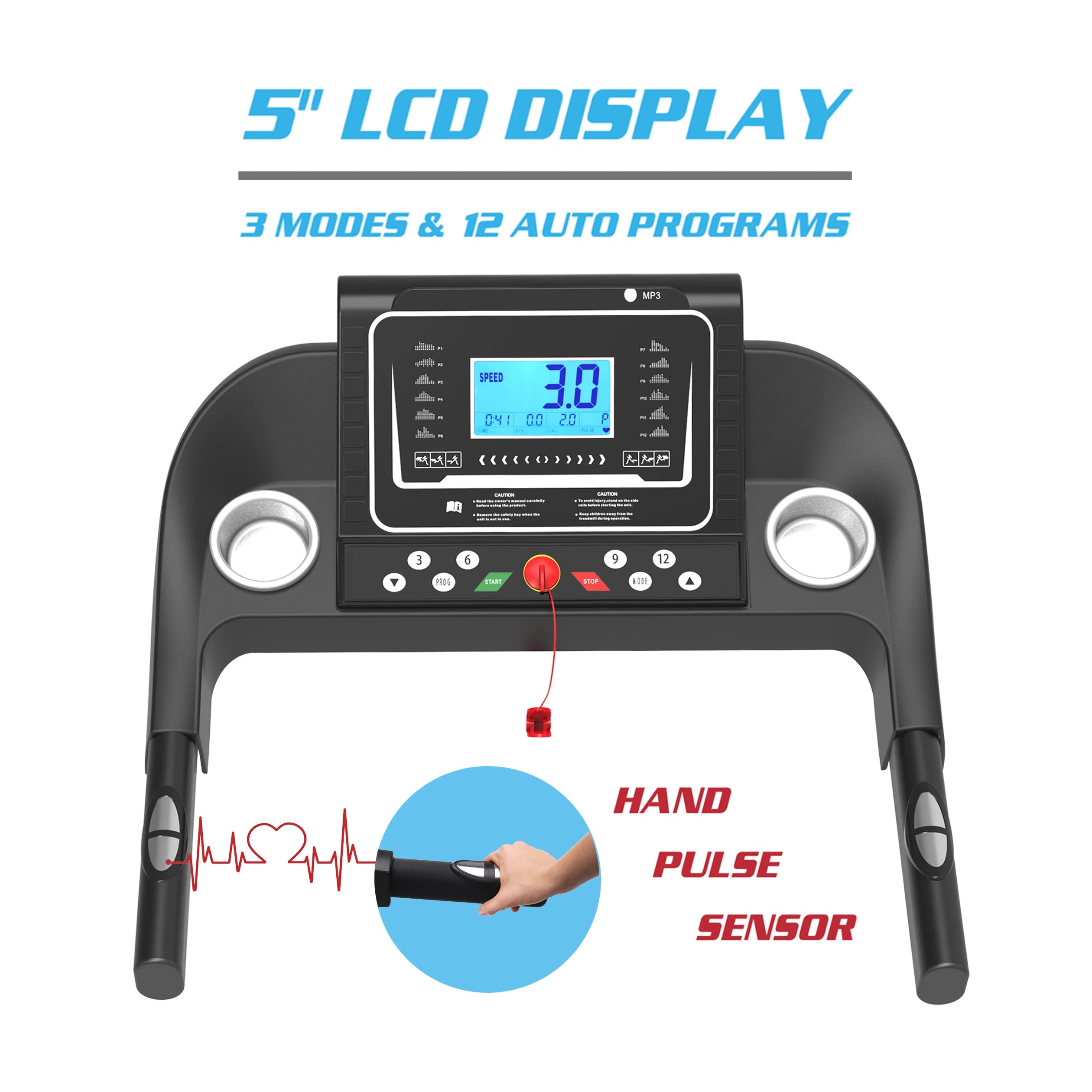 Folding Smart Motorized Treadmill Exercise