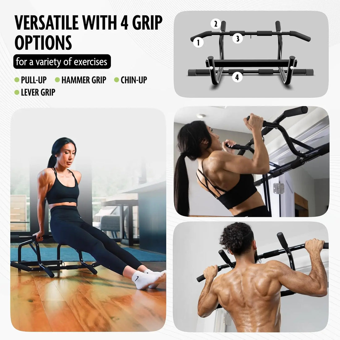 Doorway Pull-Up Bar 250 Lbs Capacity