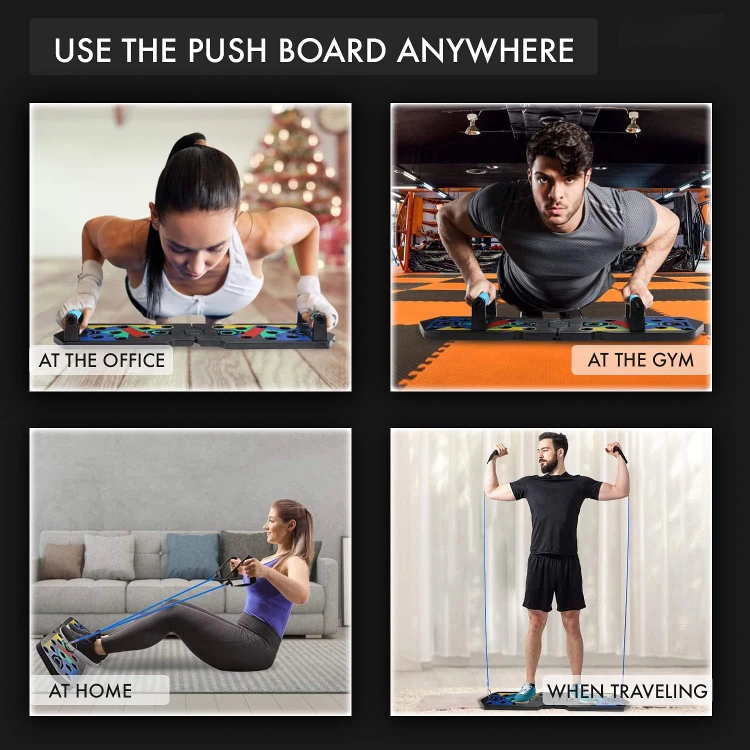 Portable Multifunction Push-Up Board Set