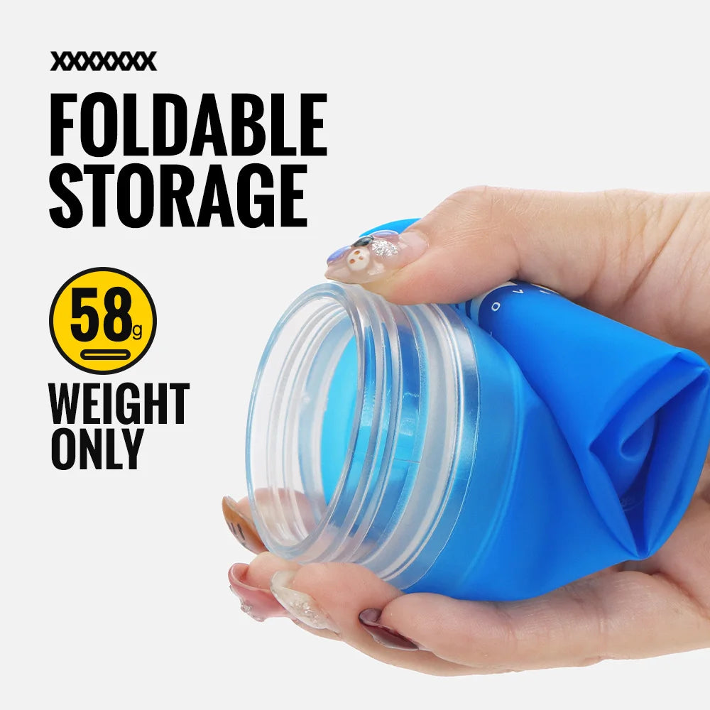 TPU Collapsible Soft Sports Water Bottle