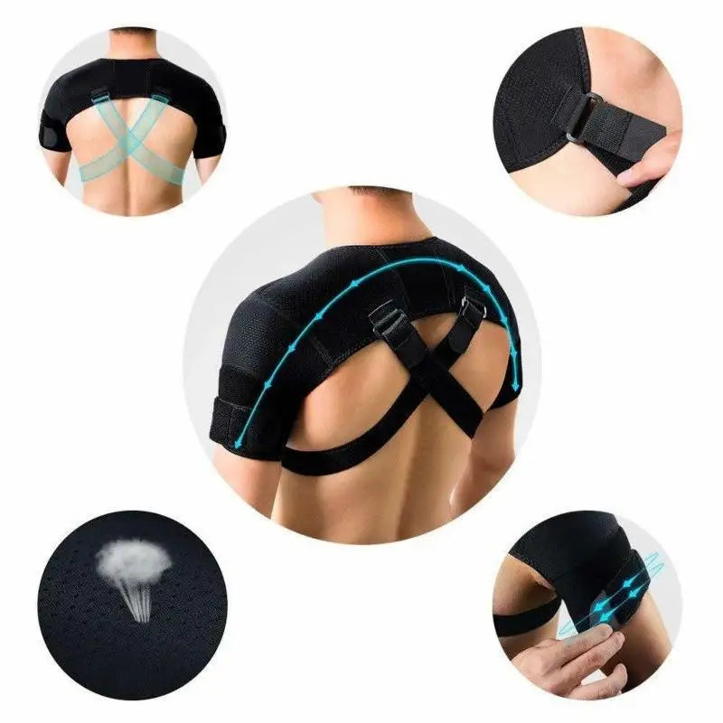 Cross Shoulder Support Strap Corrector