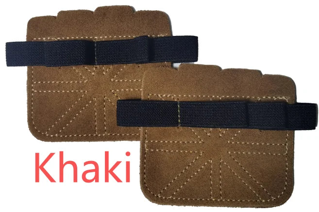 Cowhide Four-Finger Weightlifting Gloves