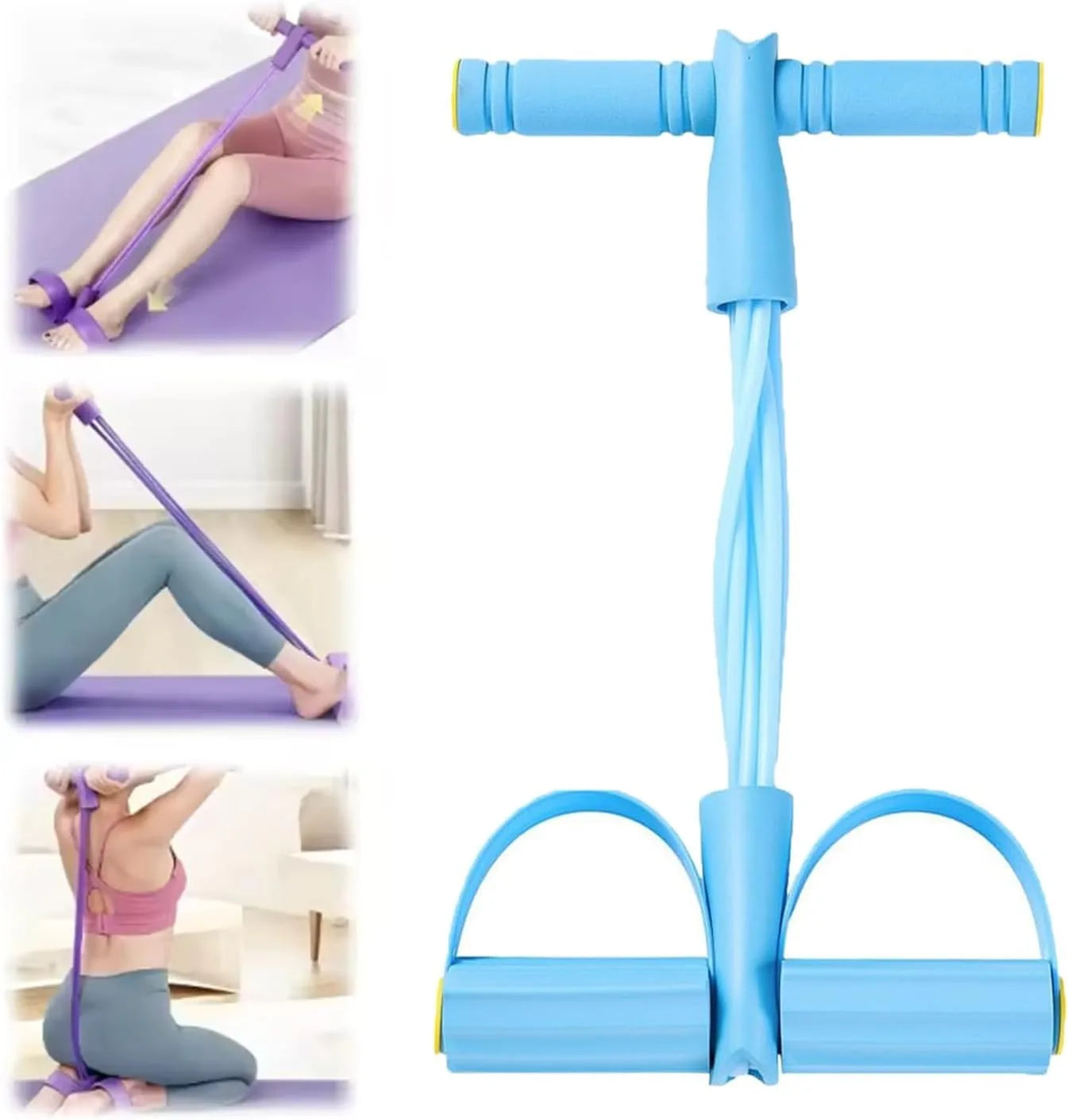 6-Tube Elastic Yoga Pedal Puller