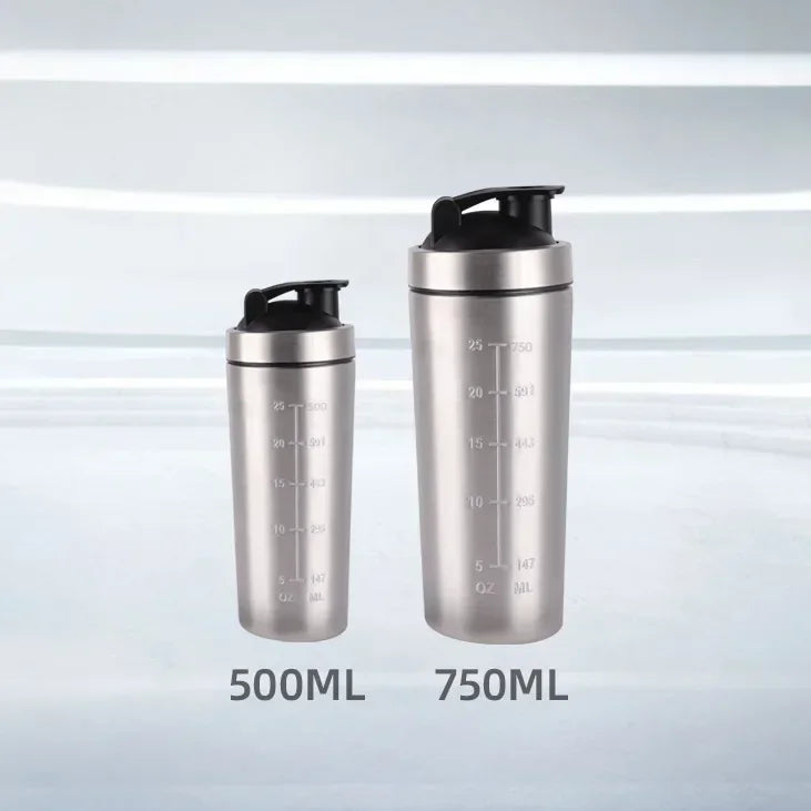 Stainless Steel Protein Shaker Bottle