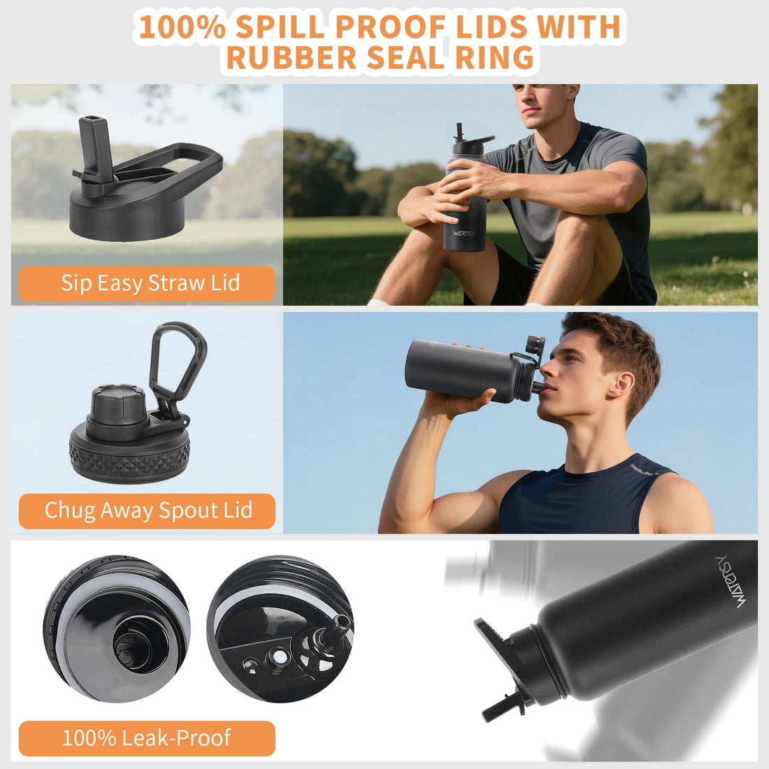 Insulated Stainless Steel Water Bottle