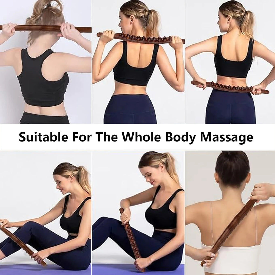 37 Beads Guasha Massage Stick