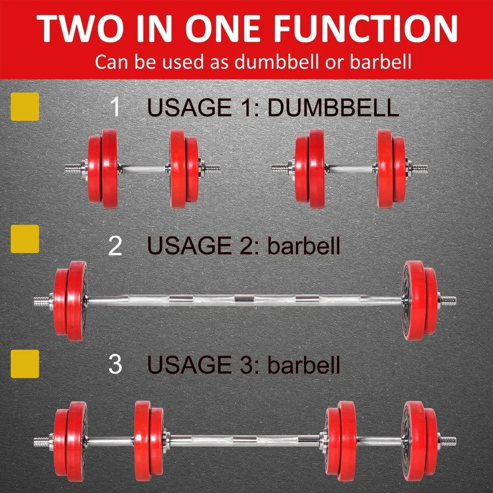 Home Gym Weight Set Dumbbell Barbell