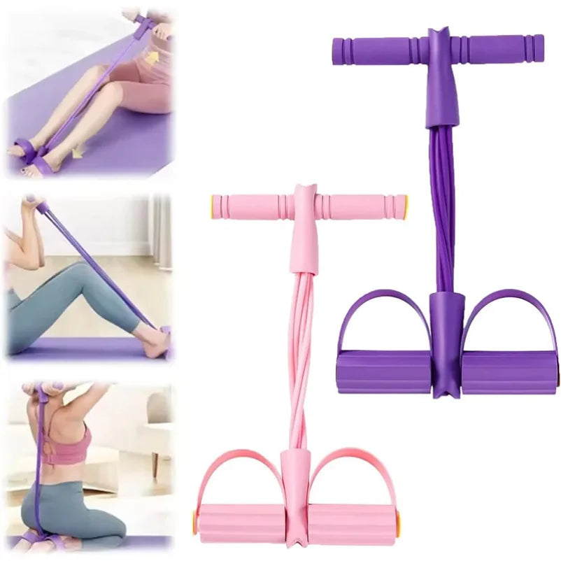 6-Tube Elastic Yoga Pedal Puller
