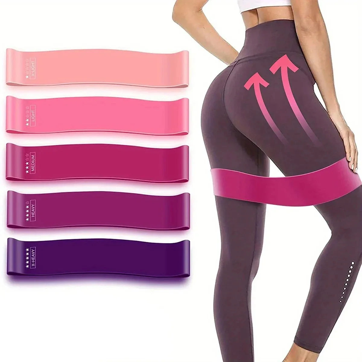 Elastic Fitness Bands Home Training Set