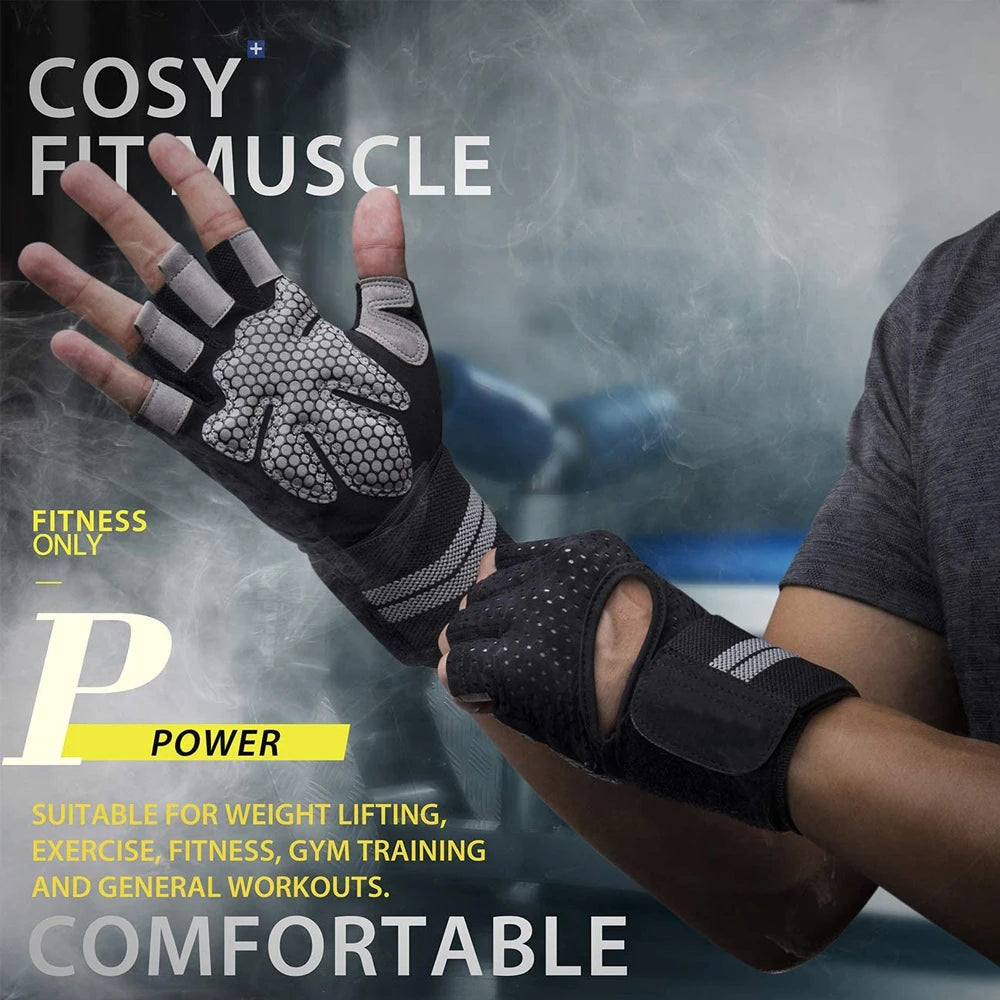 Weightlifting Workout Gloves with Support