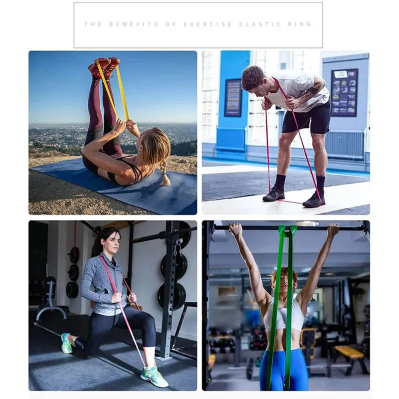 Pull-Up Exercise Resistance Bands Home Gym