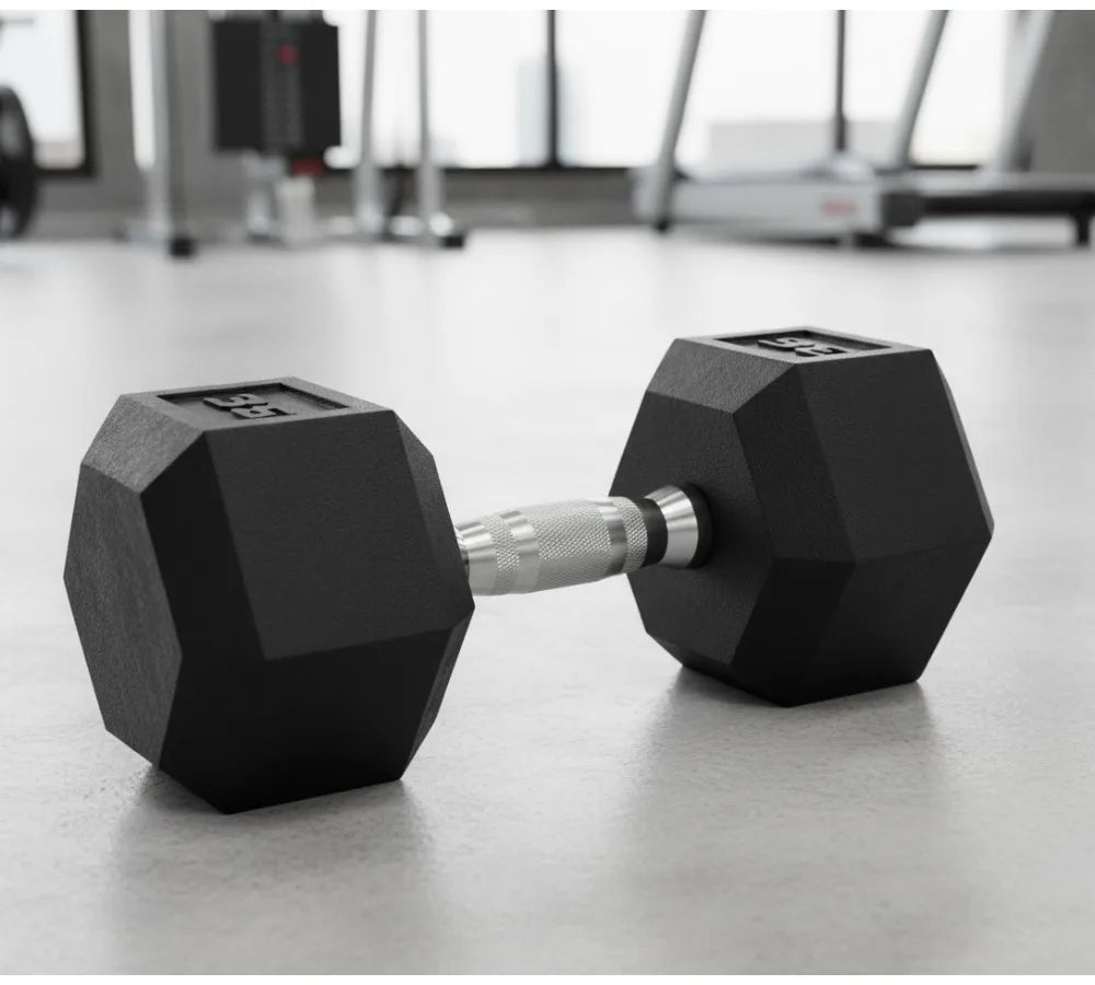 Coated Hex Dumbbell Set Home Gym