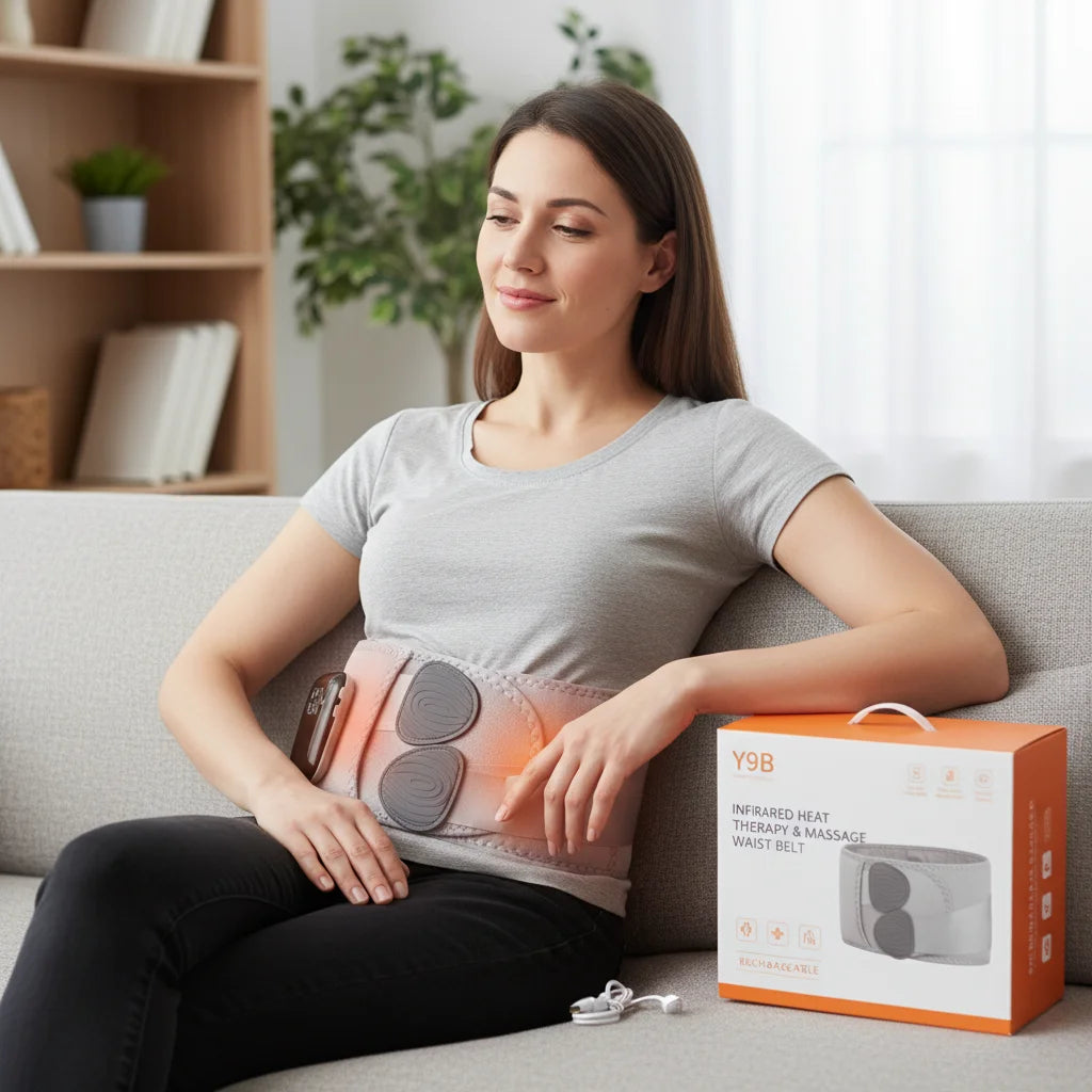 Infrared Heated Waist Massager Belt