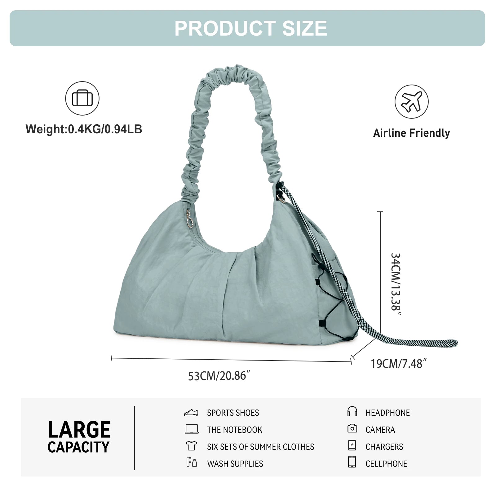 Large Capacity Versatile Gym Training Bag