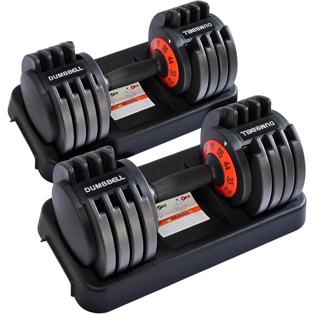 Kanchimi 55lb Adjustable Dumbbell Set