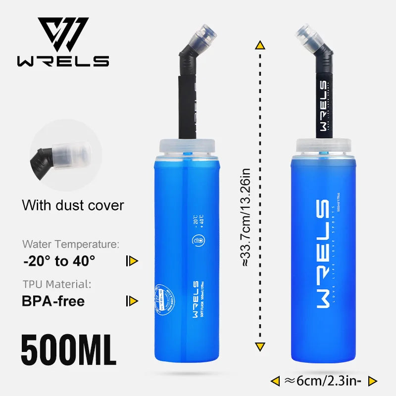 TPU Collapsible Soft Sports Water Bottle