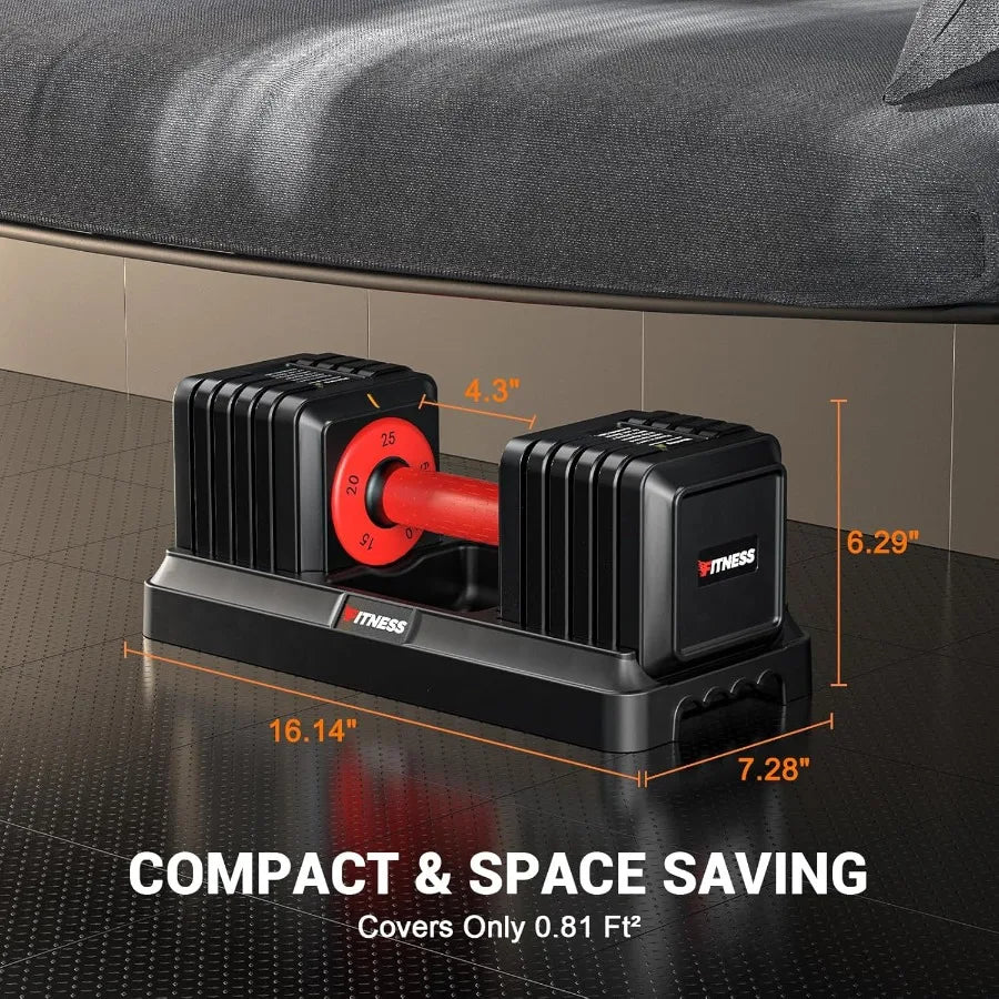 Adjustable 5-in-1 Dumbbells Home Gym