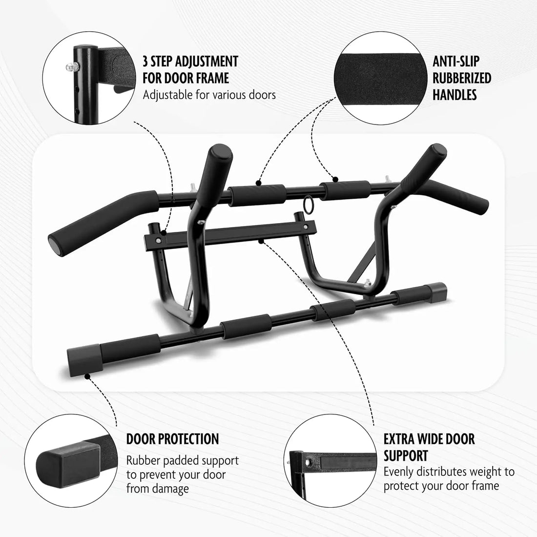 Doorway Pull-Up Bar 250 Lbs Capacity