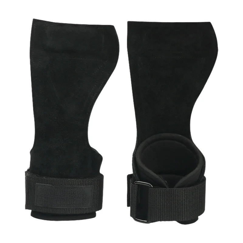 Cowhide Gym Gloves Anti-Skid Pads