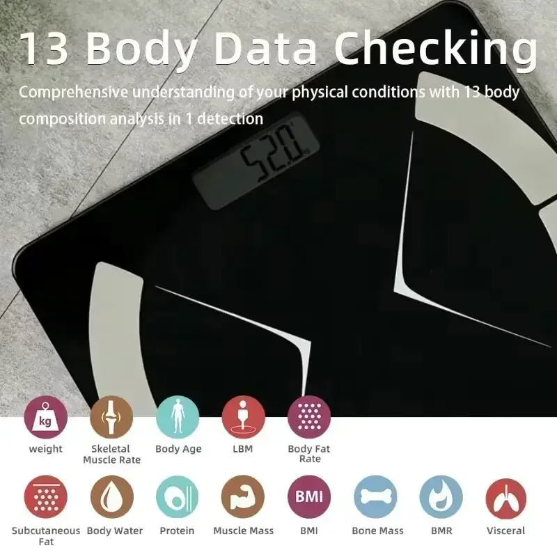Smart Bluetooth Body Fat Scale