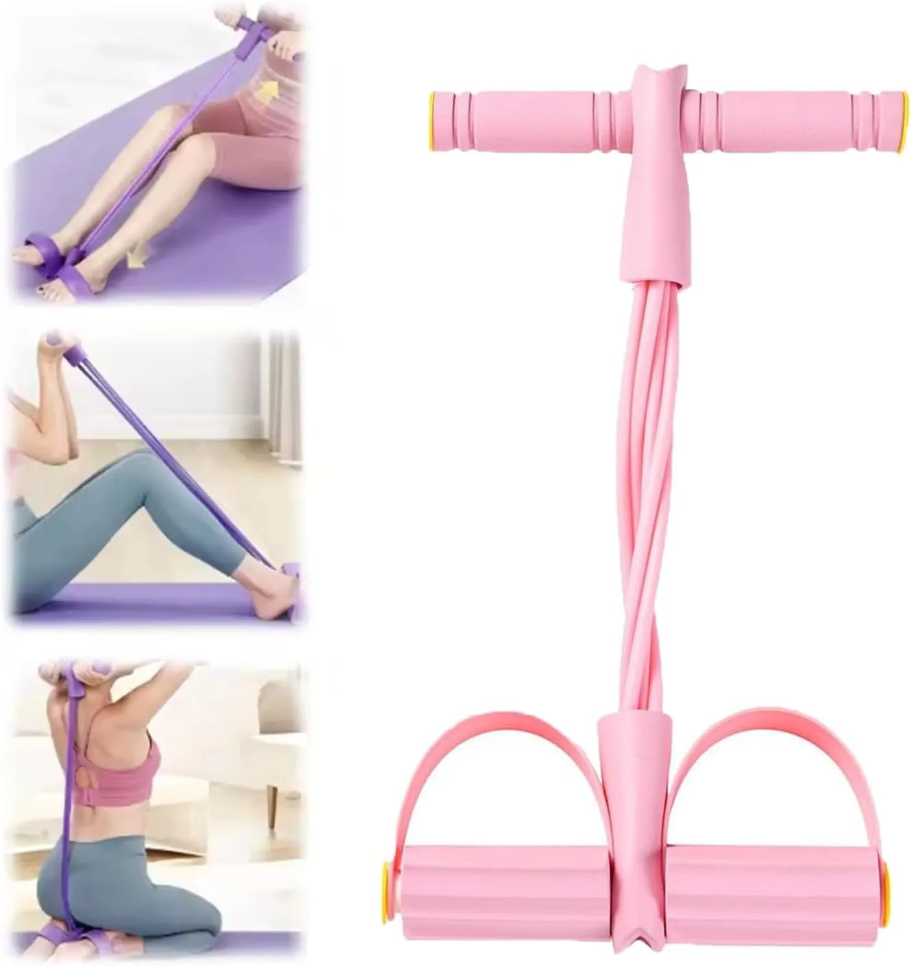 6-Tube Elastic Yoga Pedal Puller