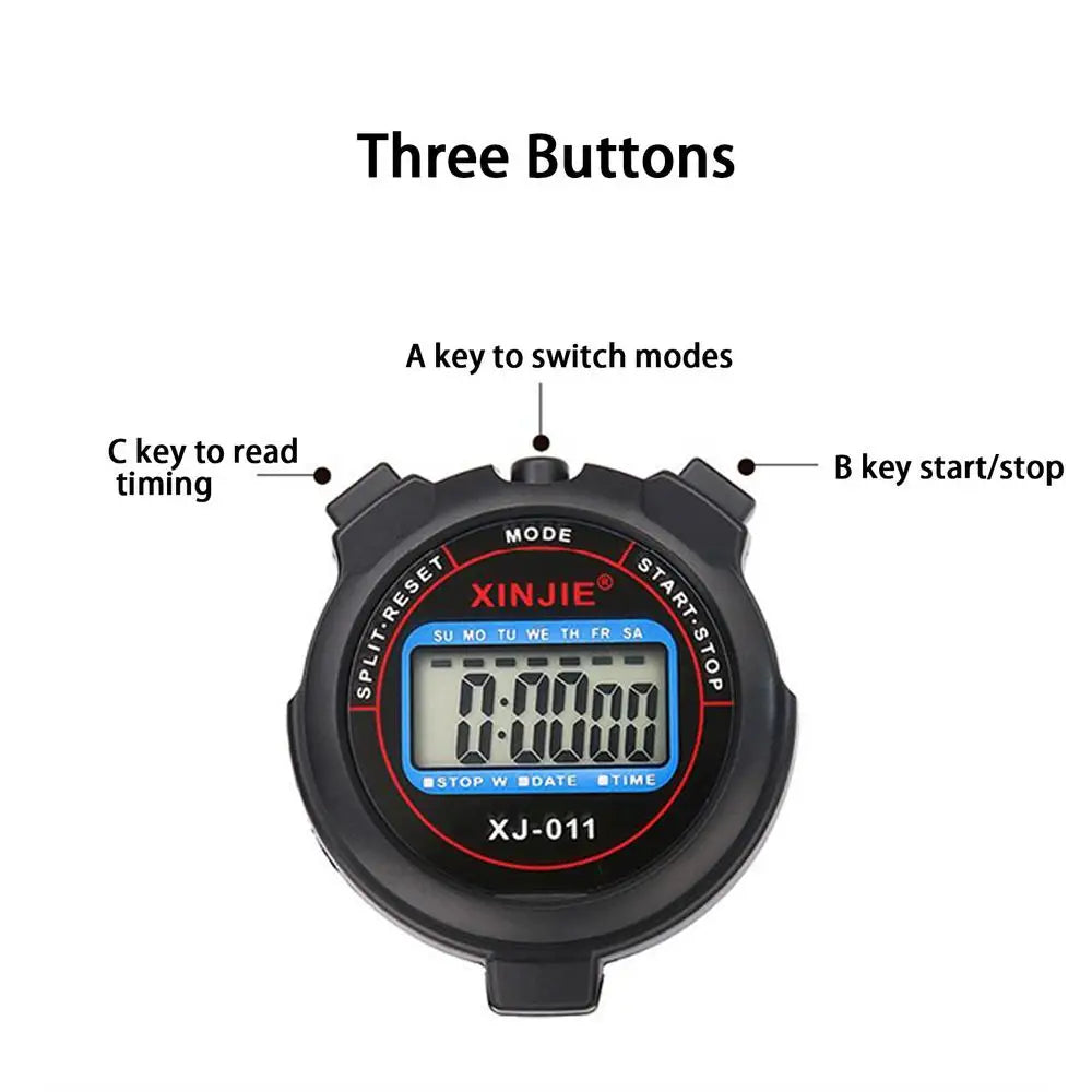Professional Pocket Digital Stopwatch Timer