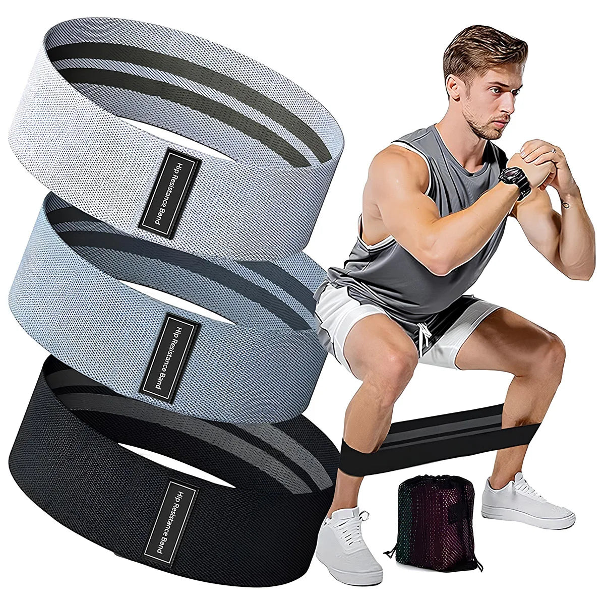 Elastic Resistance Training Bands Fitness