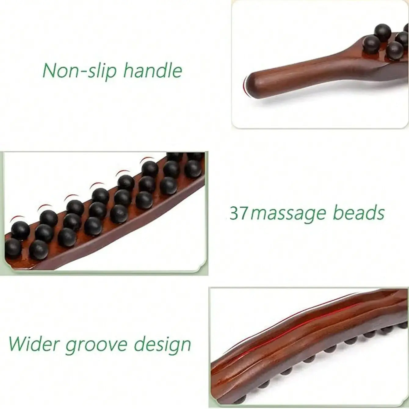 37 Beads Guasha Massage Stick