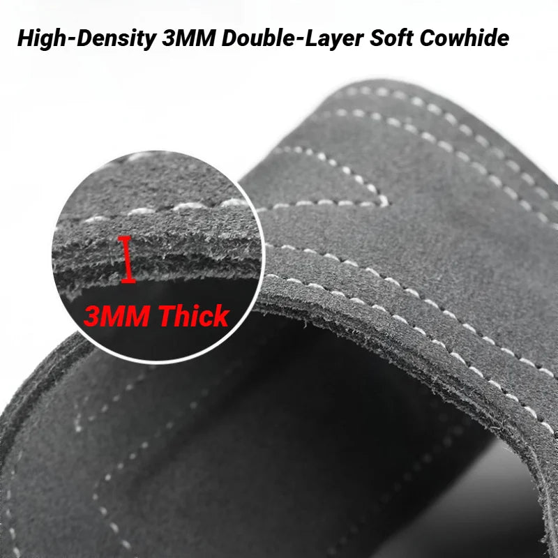 Cowhide Gym Gloves Anti-Skid Pads
