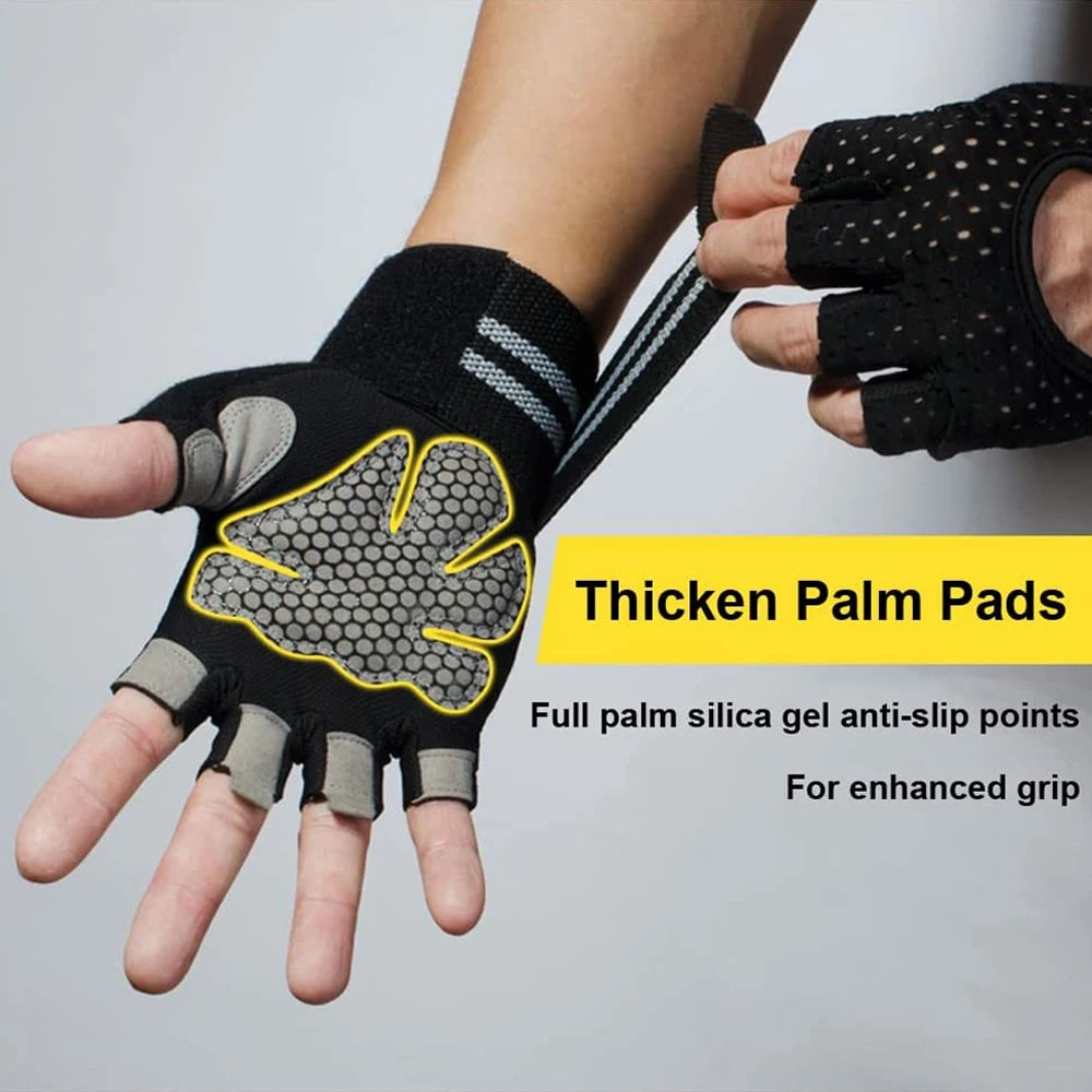 Weightlifting Workout Gloves with Support