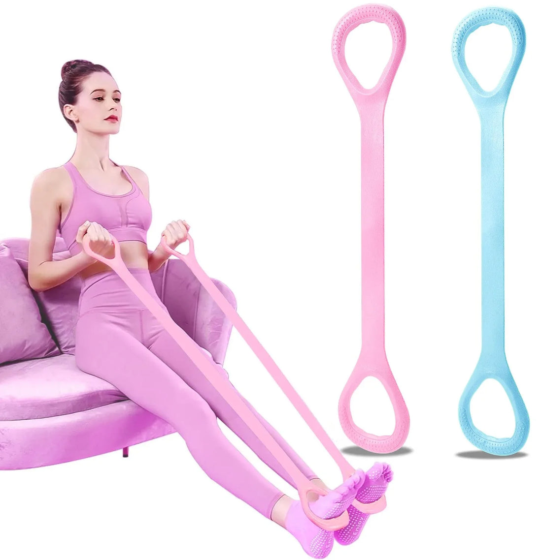 Elastic Resistance Band Fitness Training