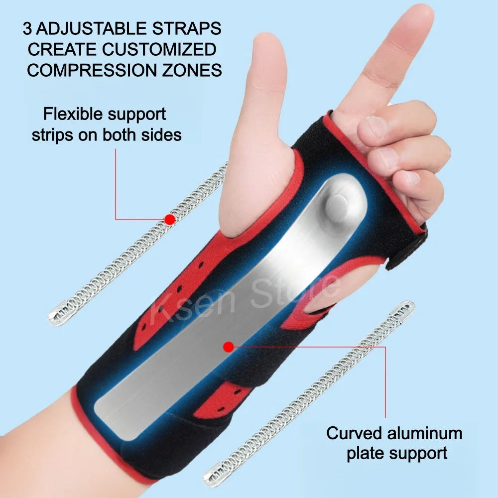 Adjustable 3-Strap Hand Wrist Brace