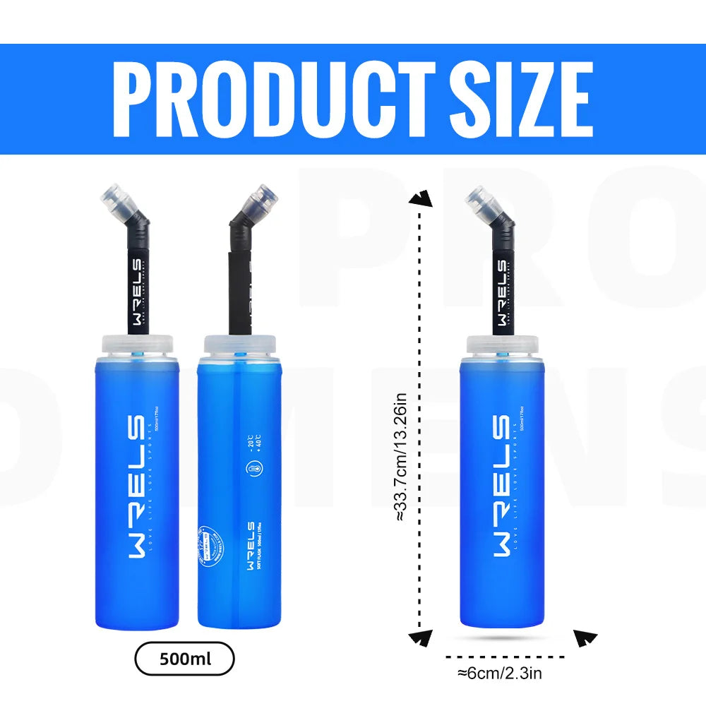 TPU Collapsible Soft Sports Water Bottle