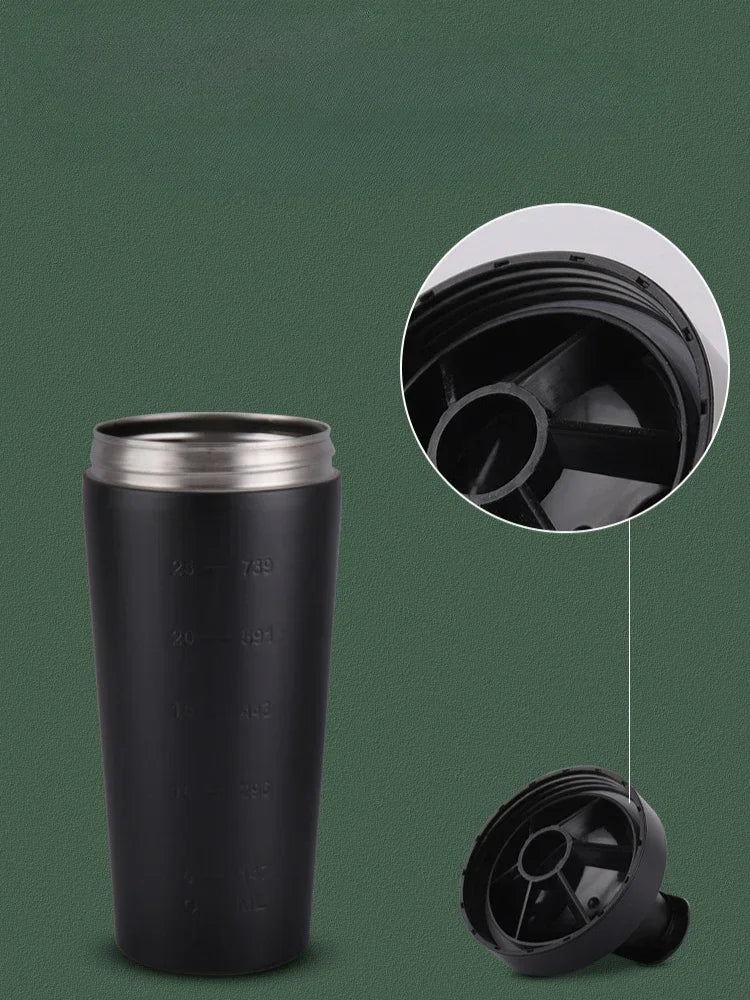 Stainless Steel Protein Shaker Bottle