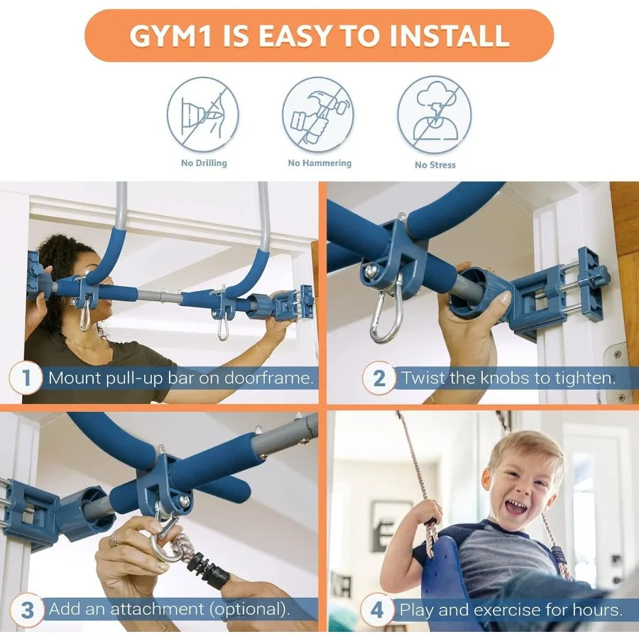 Doorway Pull-Up Bar No Screws