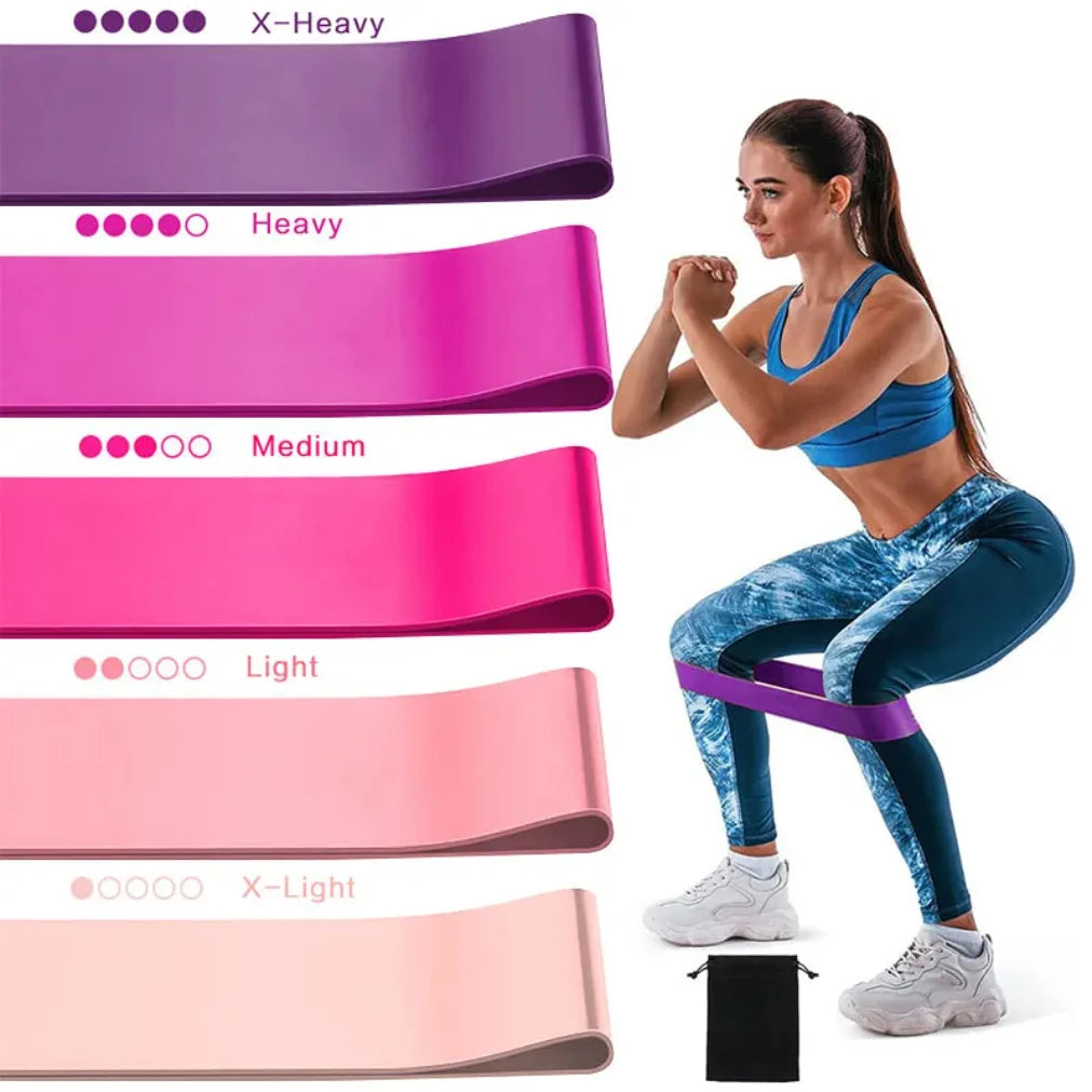 Elastic Resistance Bands Workout Pilates Set