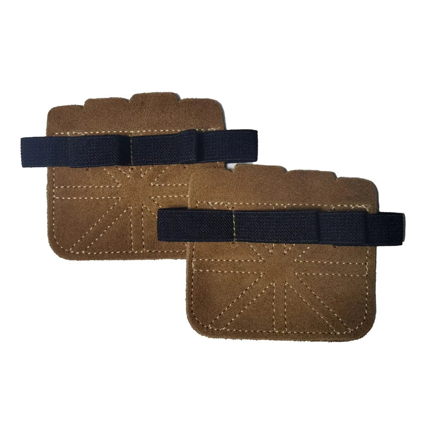 Cowhide Four-Finger Weightlifting Gloves