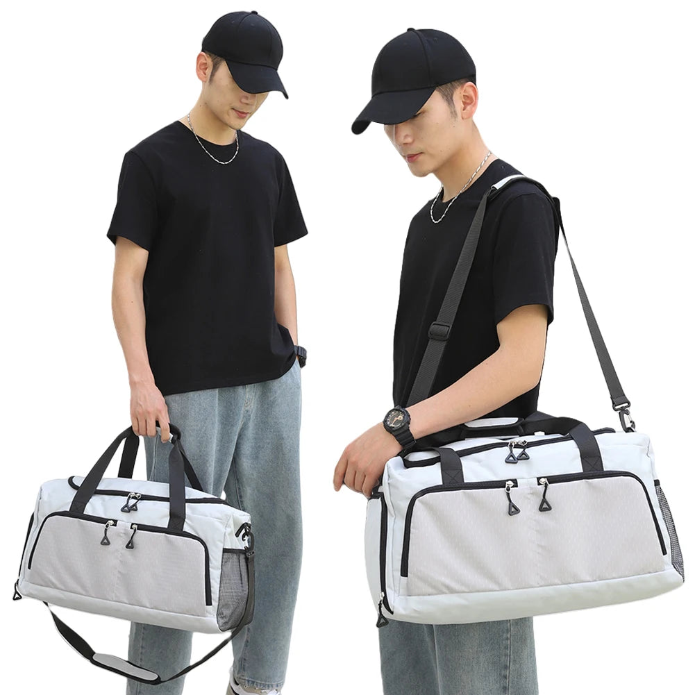 Travel Duffle Bag with Shoe Compartment