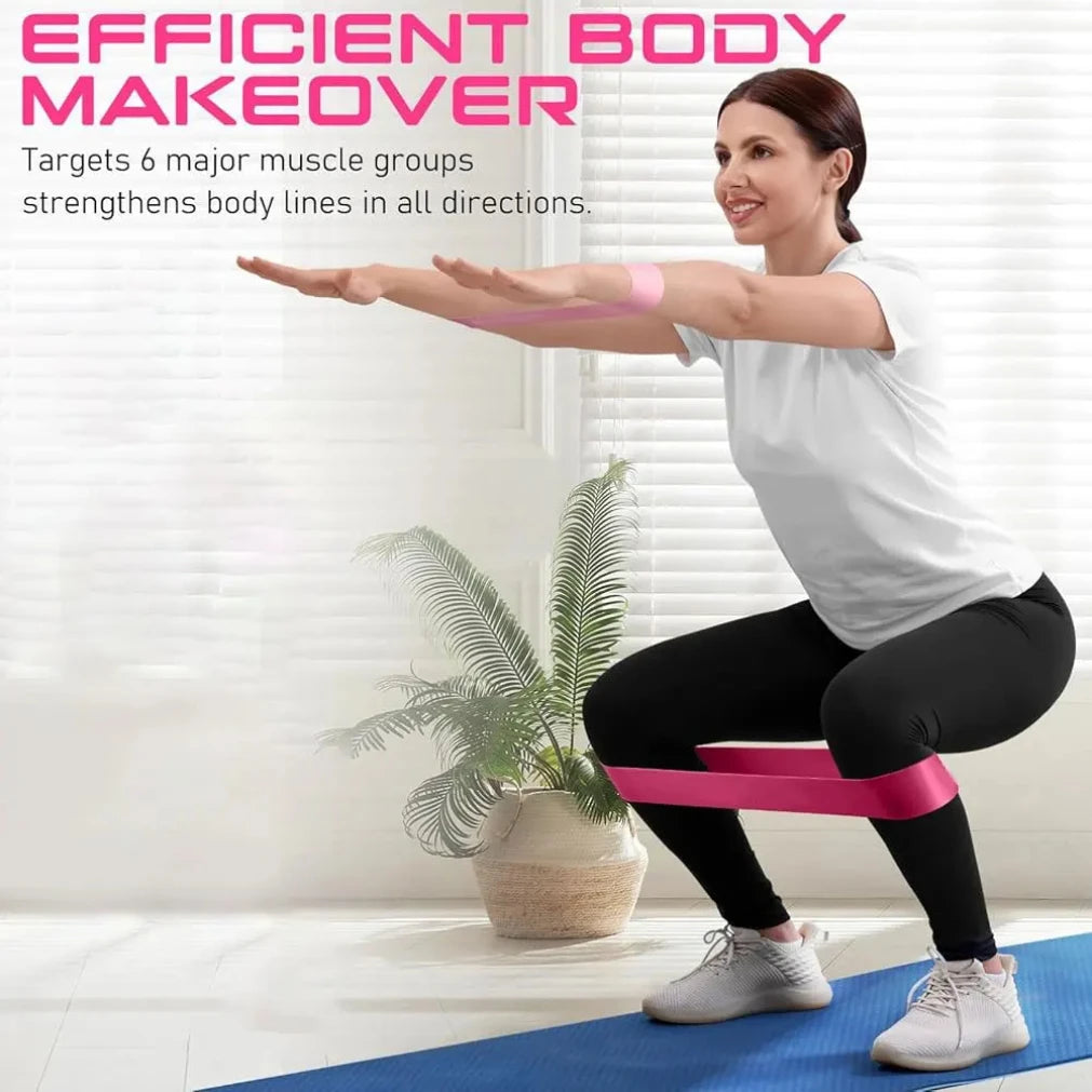 Elastic Resistance Bands Workout Pilates Set