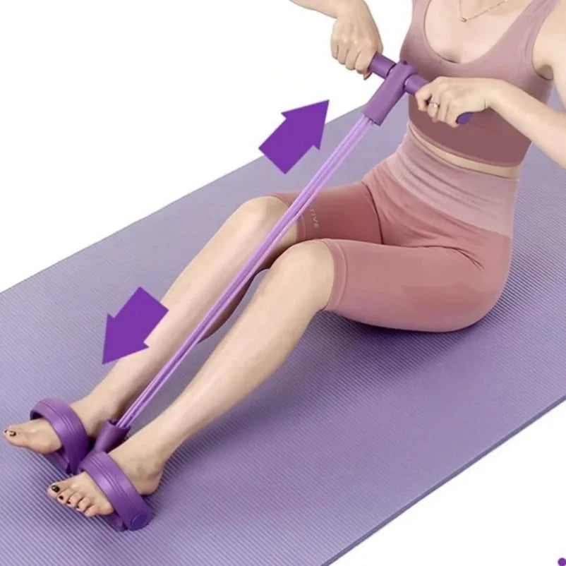 6-Tube Elastic Yoga Pedal Puller