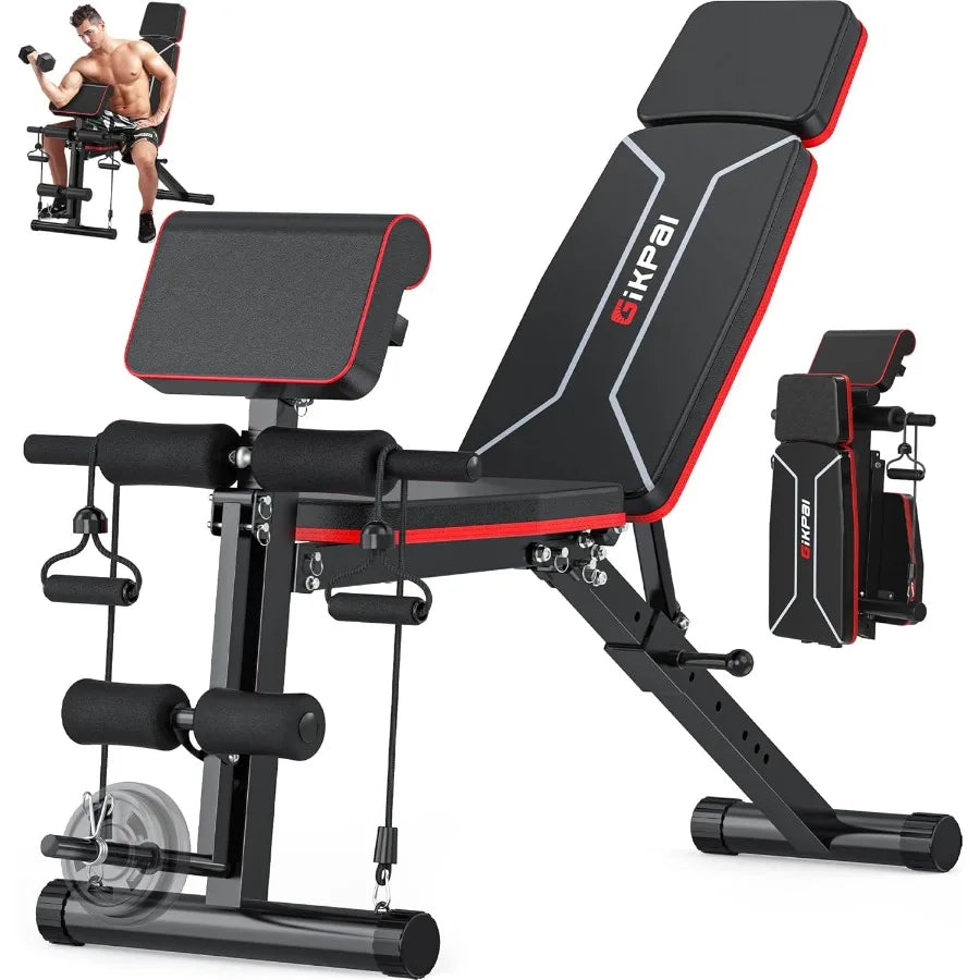 Foldable Incline Decline Weight Bench